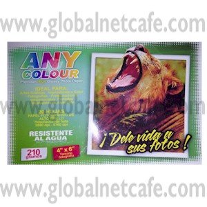 PAPEL FOTOGRAFICO CALCOMANIA GLOSSY 4X6" 120GMS.20HOJAS 100% Nuevo