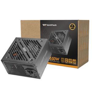 FUENTE 650W DARKFLASH EMT 80 PLUS BRONCE NEGRA 100% Nuevo