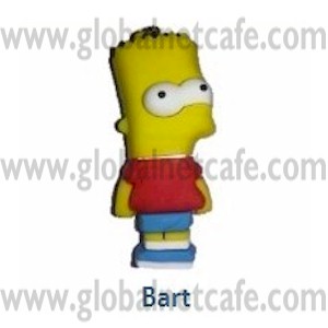 MEMORIA  USB       8GB  BART SIMPSON 100% Nuevo