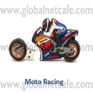 MEMORIA  USB      16GB  MOTO RACING 100% Nuevo