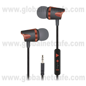 AUDIFONO CON MICROFONO METAL ROJO UNNO HS7009RD PLUG 100% Nuevo