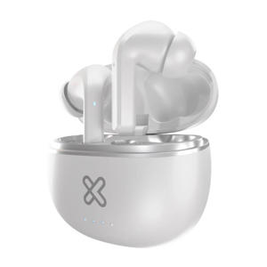 AUDIFONO CON MICROFONO  BLUETOOTH KLIP XTREME EDGEBUDSPRO IN-EAR BLANCO 100% Nuevo