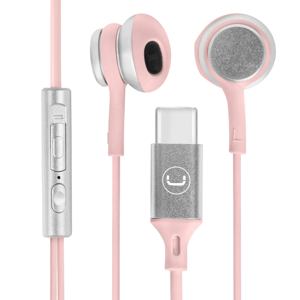 AUDIFONO UNNO TEKNO HS7005PK USB-C IN-EAR ULTRA ROSADO 100% Nuevo